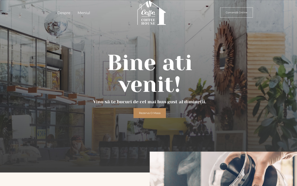 Website De Prezentare Coffee Shop C