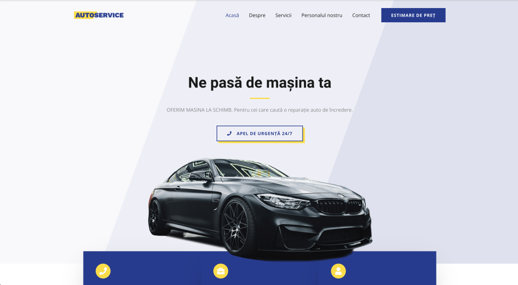 Website De Prezentare Service Auto C