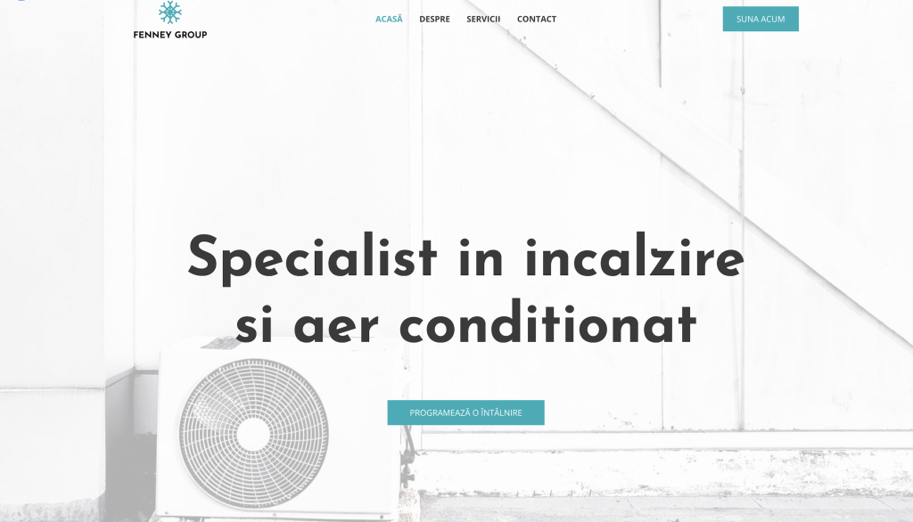 Website De Prezentare Specialist Aer Conditionat c